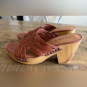 Lucky Brand Women's Tellimi Platform Sandal - Size‎ 7.5